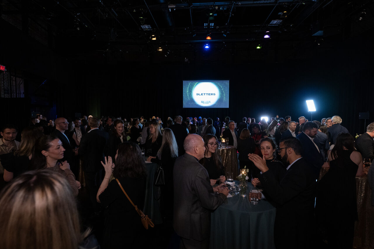 Marketing professionals at the reception of the 2025 BCAMA Marketer of the Year Awards in Vancouver